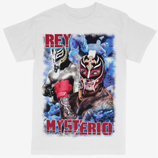 Rey Mysterio Tee Shirt ECW WCW WWF WRESTLING