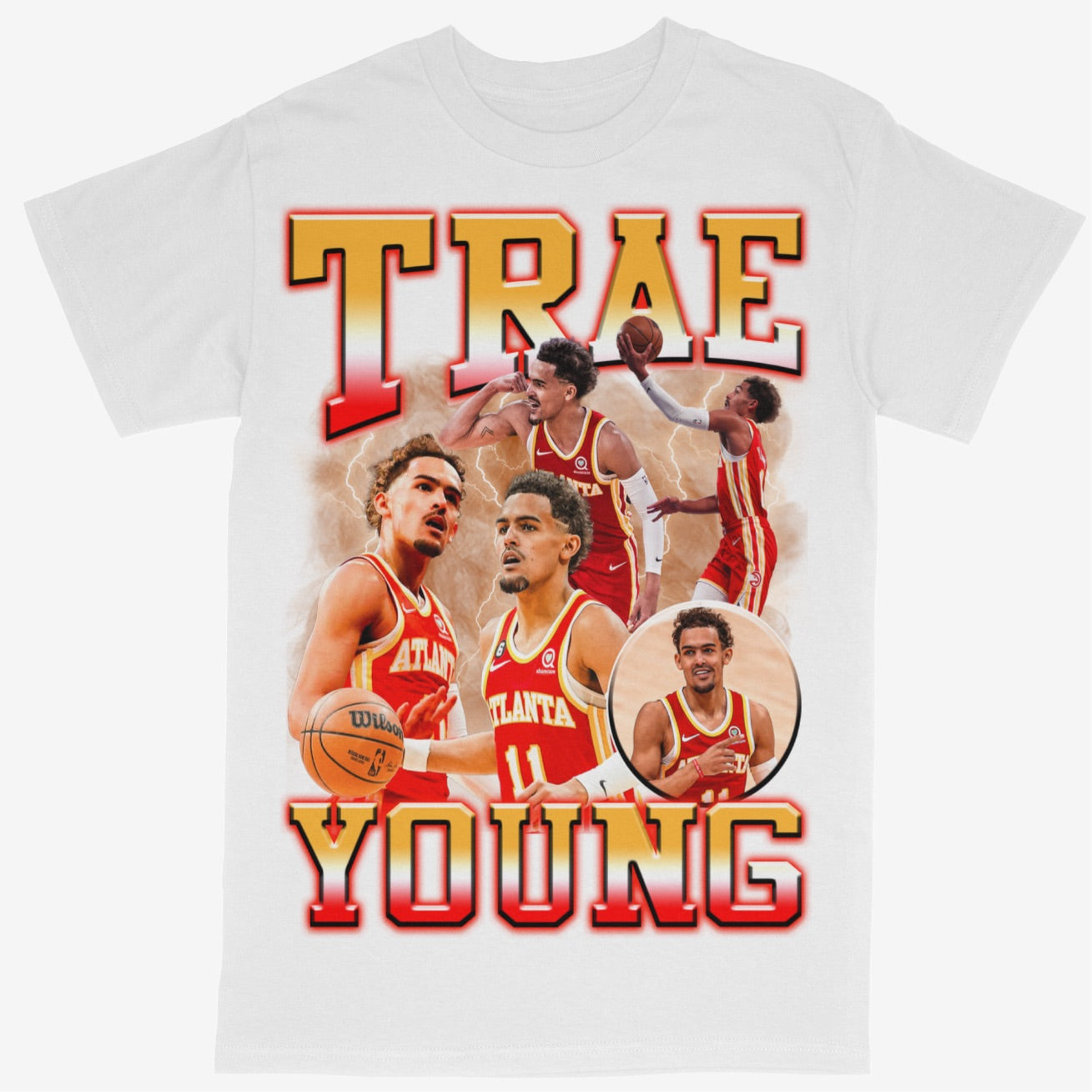 Trae Young Tee Shirt Atlanta Hawks NBA Basketball
