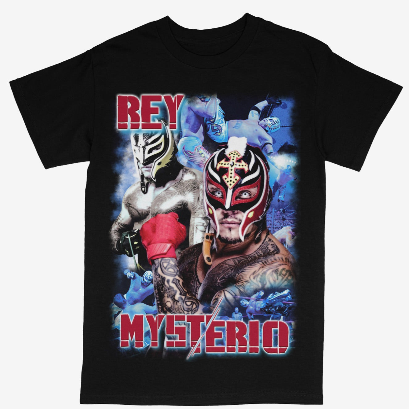 Rey Mysterio Tee Shirt ECW WCW WWF WRESTLING