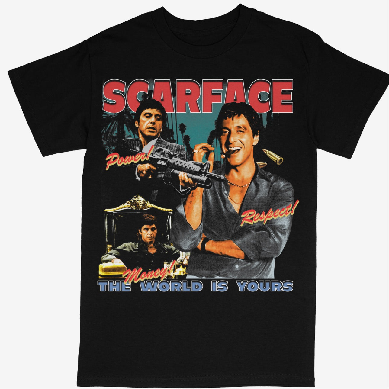 Scarface Tee Shirt Tony Montana