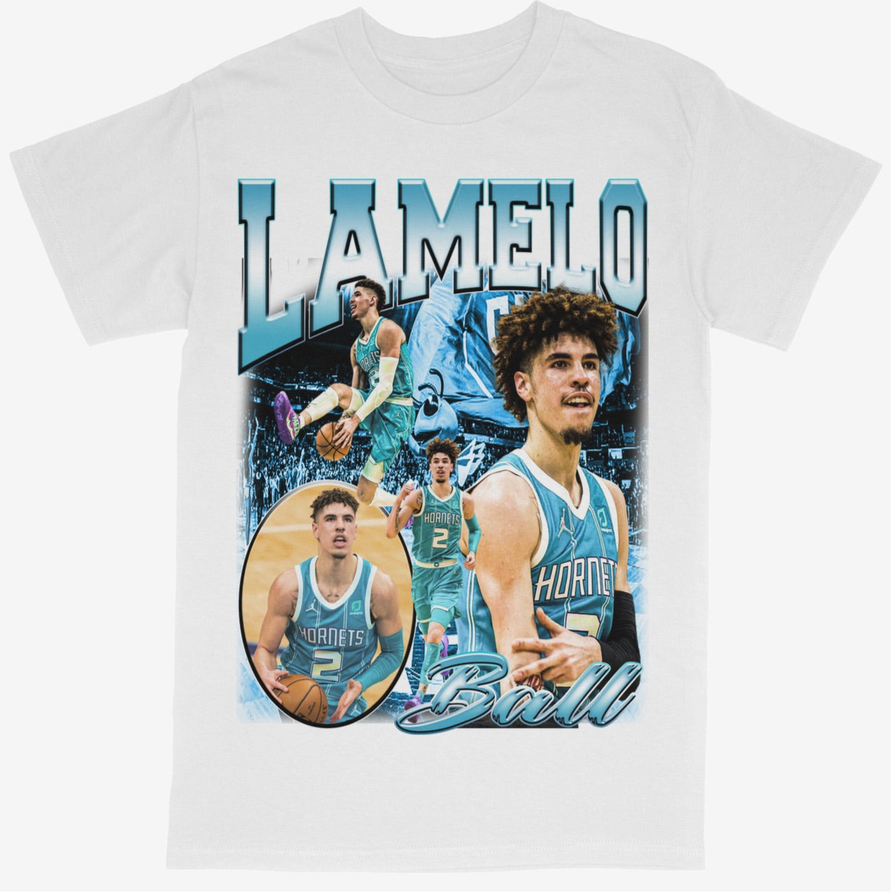 Lamelo Ball Tee Shirt Charlotte Hornets NBA Basketball