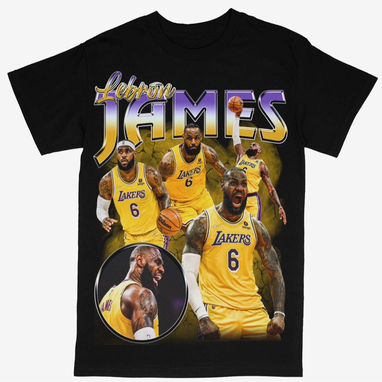 Lebron James Los Angeles Lakers NBA Basketball Tee (V2)