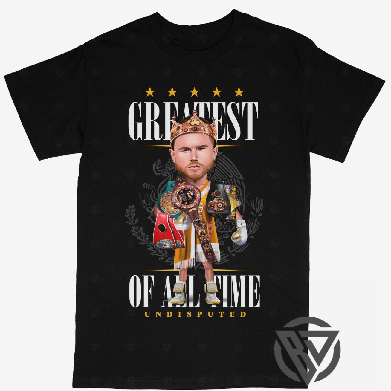 Canelo Alvarez Tee Shirt Boxing Greatest Of All Time (BF)