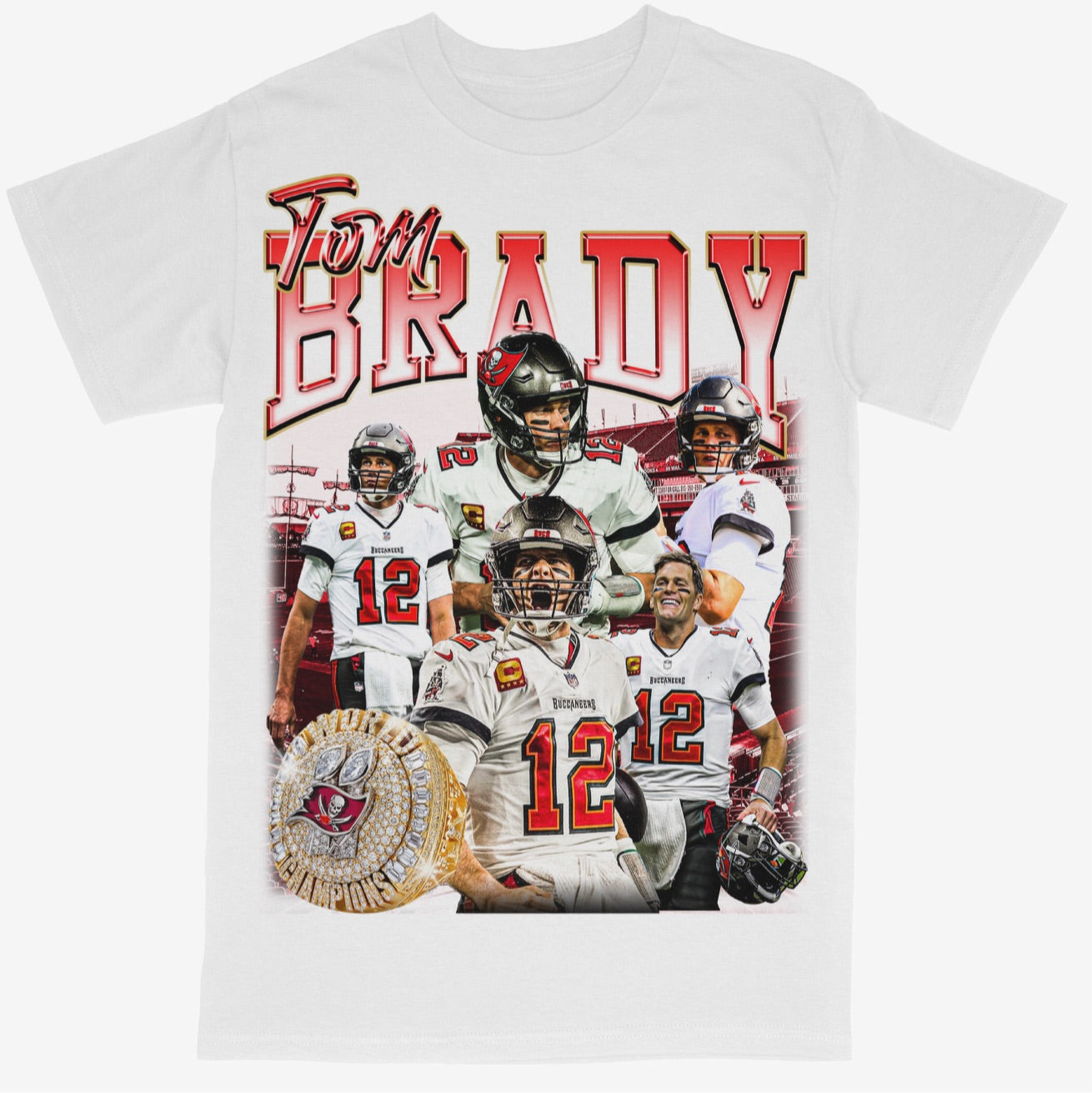 Tom Brady Tee Shirt Tampa Bay Buccaneers NFL Football