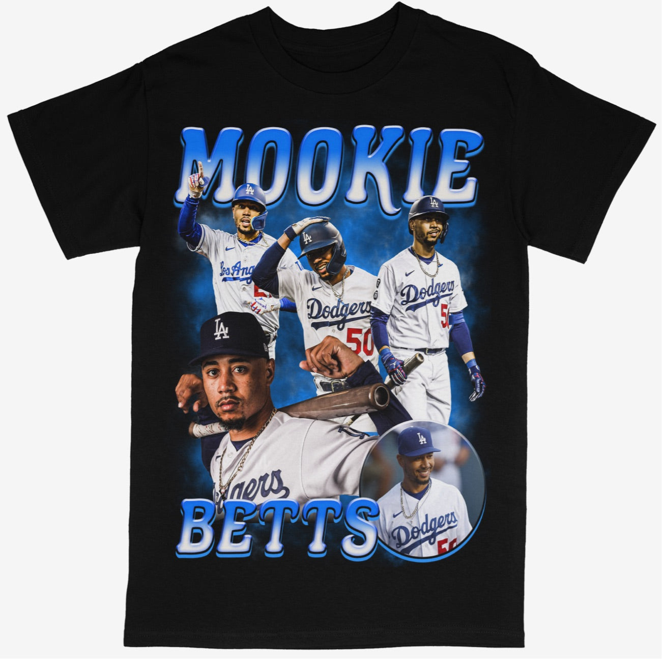 Mookie Betts Tee Shirt Los Angeles LA Dodgers MLB Baseball (V2) 1