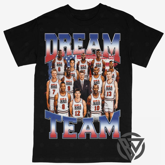 Dream Team Tee Shirt USA Jordan NBA Mens Basketball