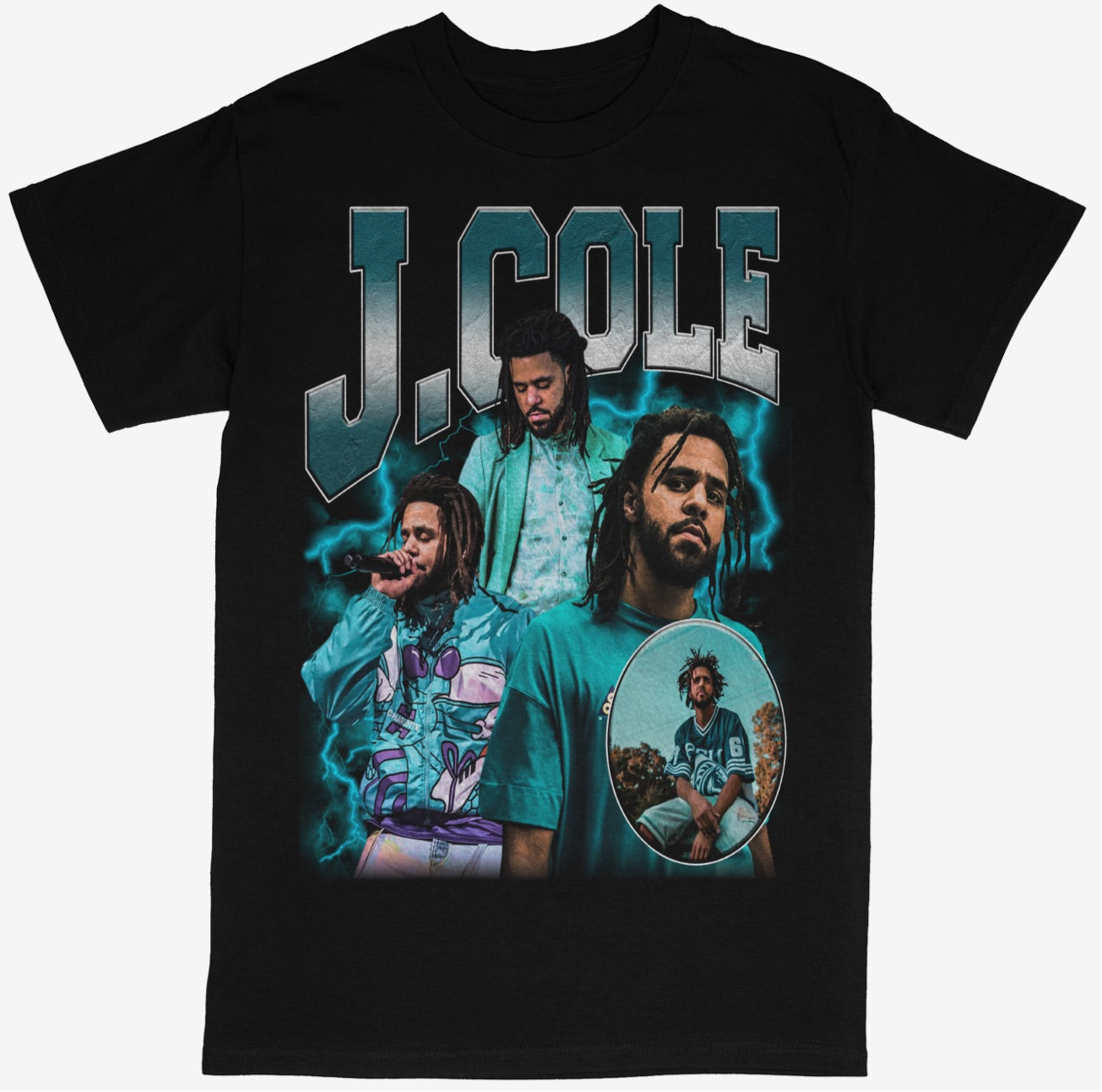 J Cole Hip Hop Rap Style Tee (Charlotte)