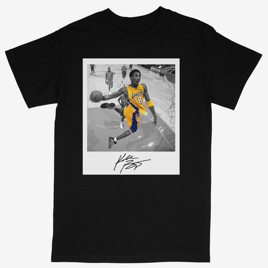 Black Mamba Tee Shirt Los Angeles Lakers Basketball (BF)