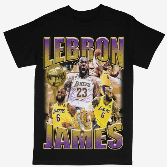 Lebron James Tee Shirt Los Angeles Lakers NBA Basketball (OG)