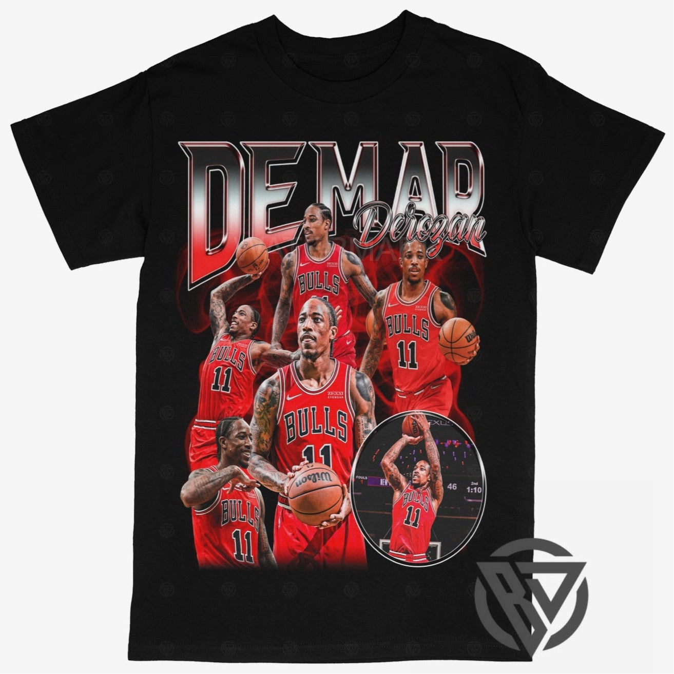 DeMar DeRozen Tee Shirt Chicago Bulls NBA Basketball