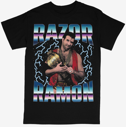 Razor Ramon Tee Shirt WWF WCW Wrestling