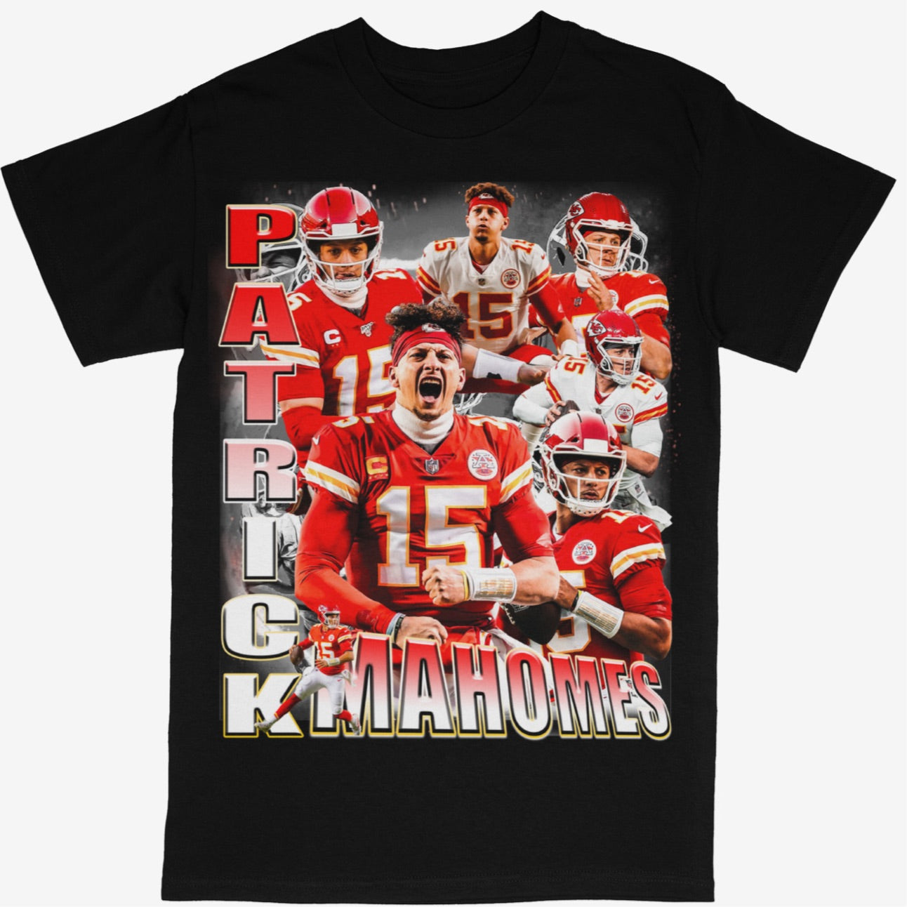 Patrick Mahomes Tee Shirt Kansas City Chiefs NFL Football (V2)