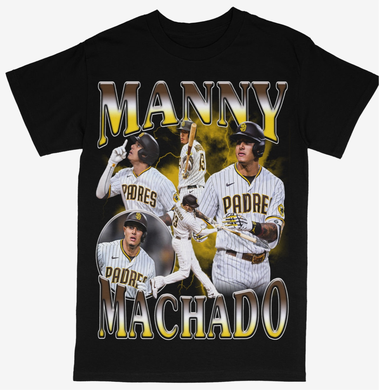 Manny Machado Tee Shirt San Diego Padres MLB Baseball