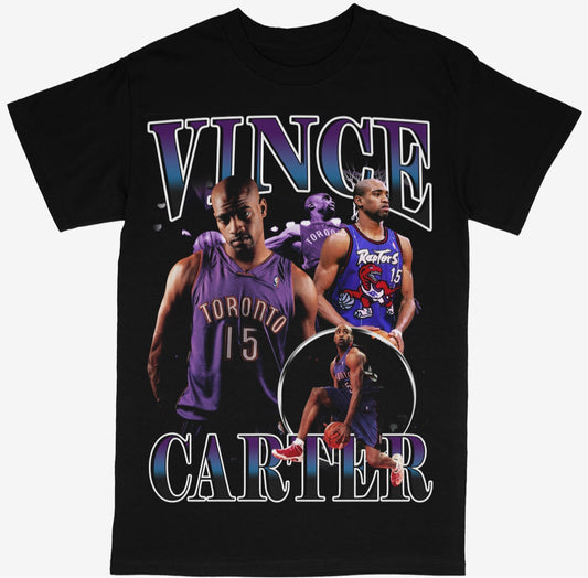 Vince Carter Tee Shirt Toronto Raptors NBA Basketball Rap Style