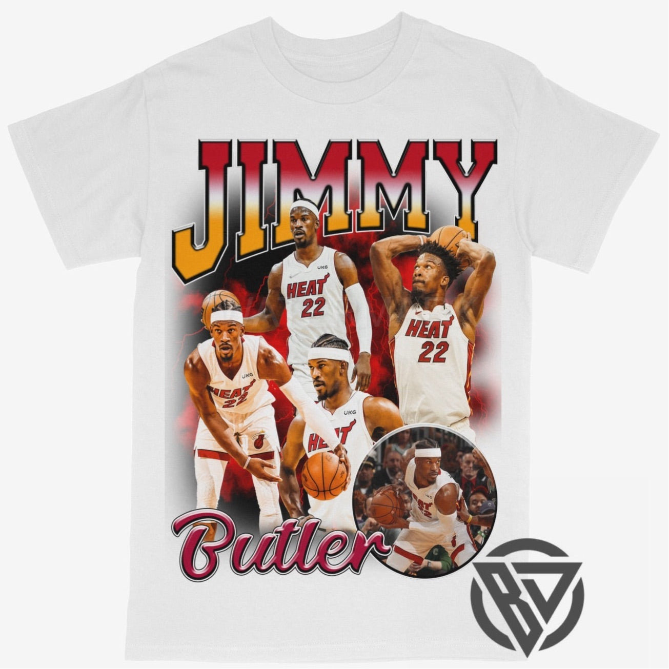 Jimmy Butler Tee Shirt Miami Heat NBA Basketball