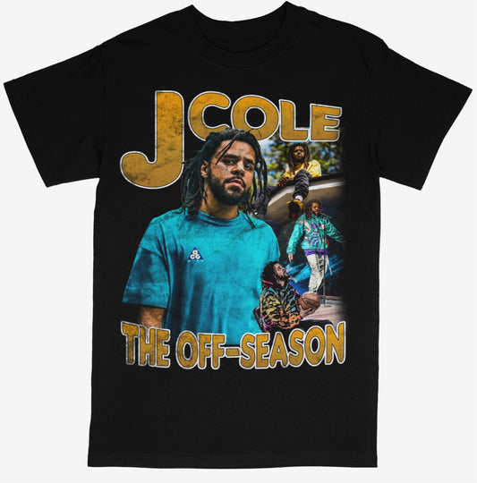 J Cole Hip Hop Rap Style Tee (The off-season)