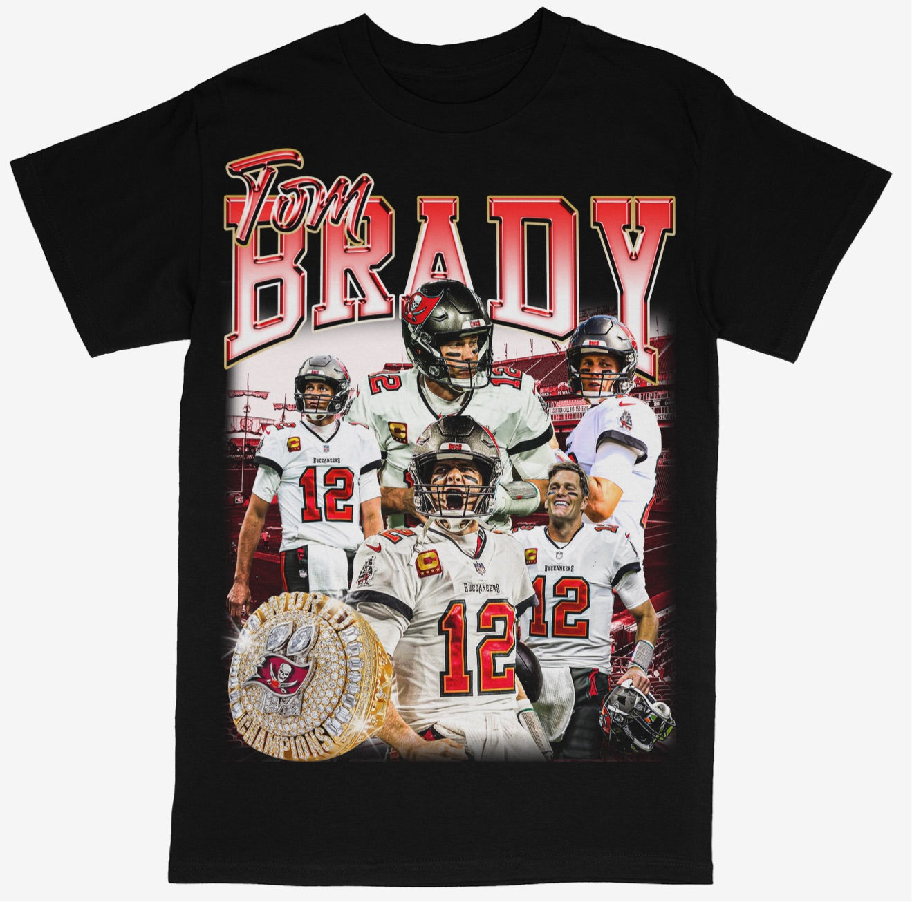 Tom Brady Tee Shirt Tampa Bay Buccaneers NFL Football