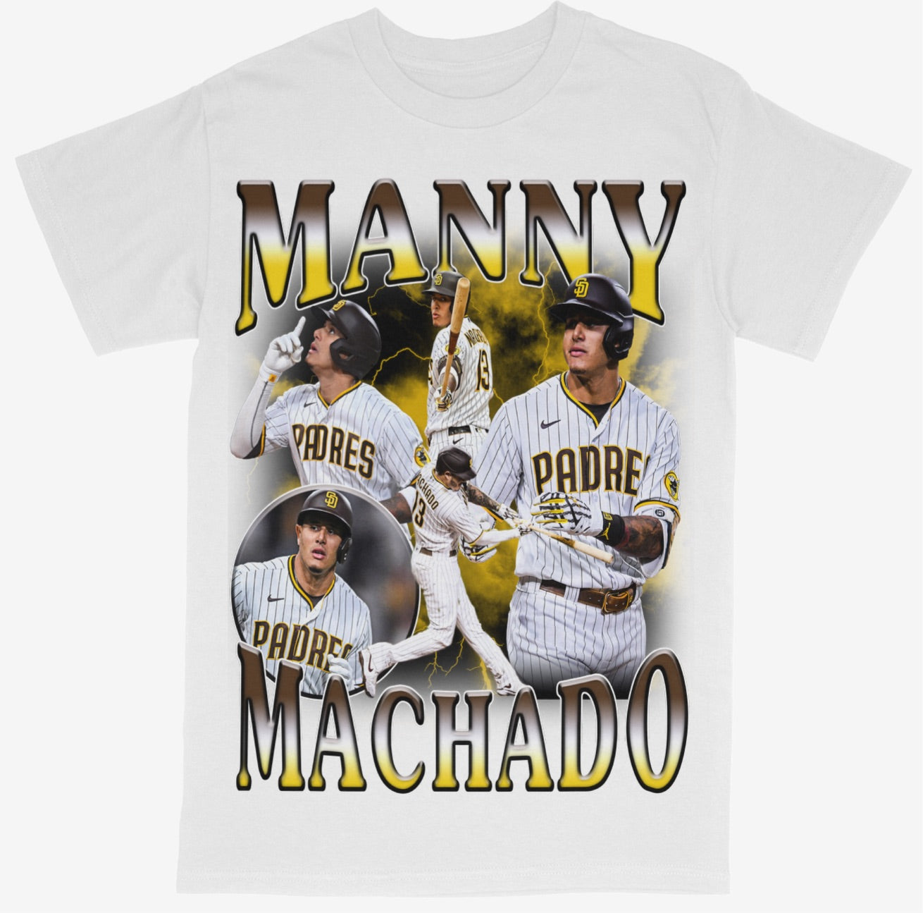 Manny Machado Tee Shirt San Diego Padres MLB Baseball
