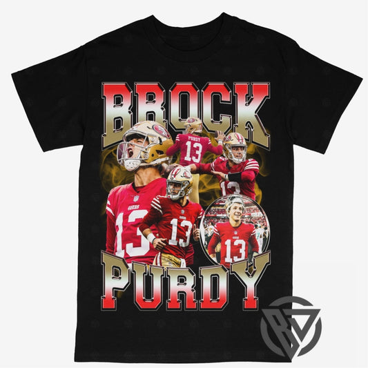 Brock Purdy Tee Shirt San Francisco 49ers Niners Football